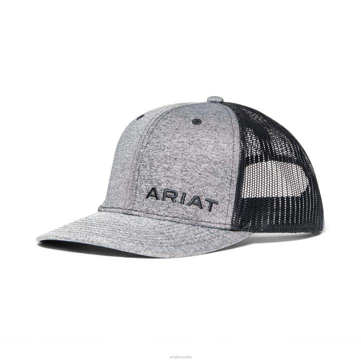 gorra con logo desplazado Ariat hombres negro accesorios 044J1901