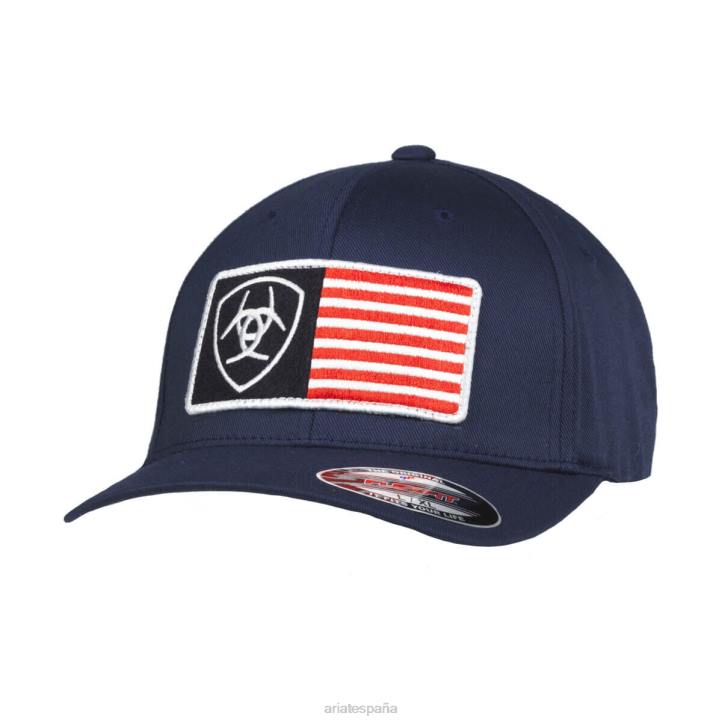 gorra con parche de bandera de estados unidos Ariat hombres Armada accesorios 044J1984