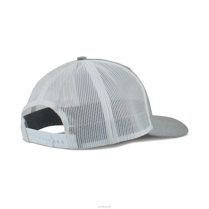 gorra con parche redondo de productos premium Ariat hombres gris accesorios 044J1955