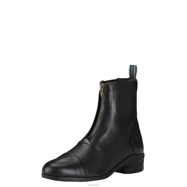 bota paddock con cremallera Heritage IV Ariat hombres negro calzado 044J383