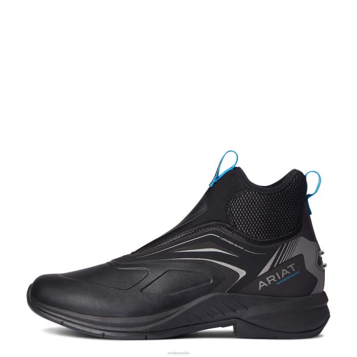 bota paddock impermeable ascenso Ariat hombres negro calzado 044J388