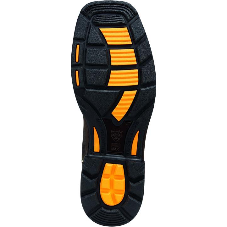 Bota de trabajo alta con punta de acero y punta cuadrada ancha Workhog Ariat hombres tierra calzado 044J292