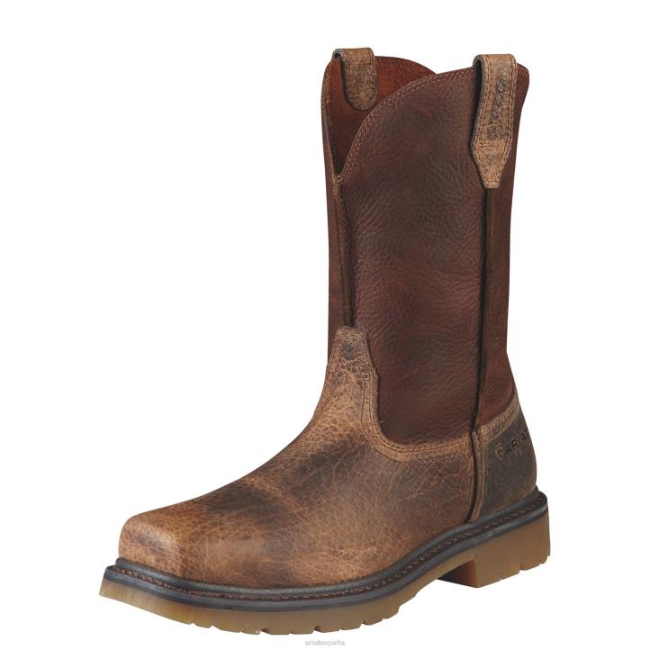 Bota de trabajo con punta de acero Rambler Work. Ariat hombres tierra calzado 044J352