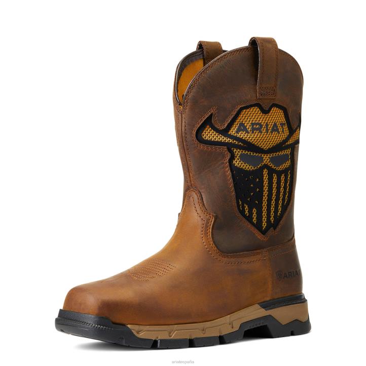 Bota de trabajo de incógnito Rebar Flex Western Venttek Ariat hombres tierra oscura calzado 044J290