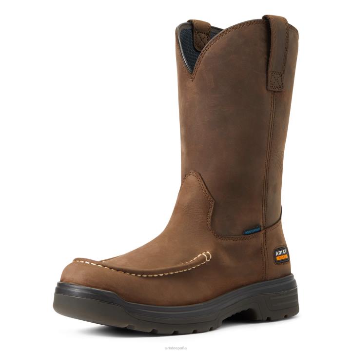 Bota de trabajo impermeable con punta Turbo Moc Ariat hombres moca calzado 044J333