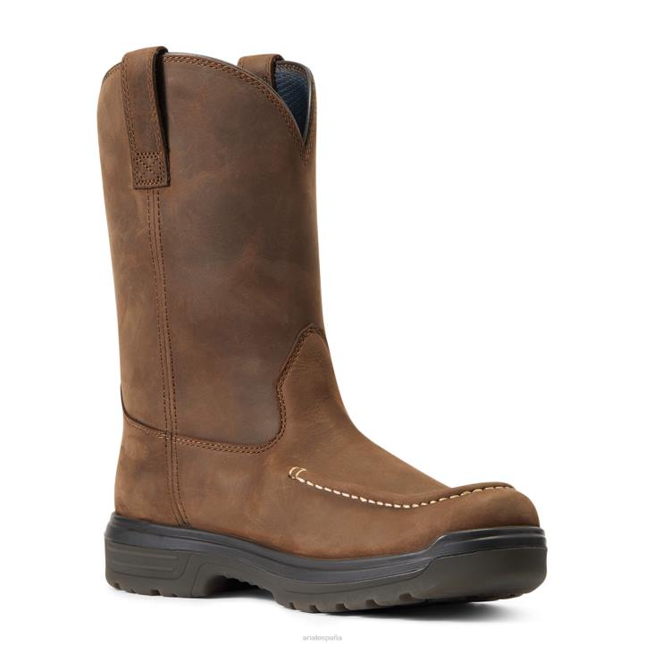 Bota de trabajo impermeable con punta Turbo Moc Ariat hombres moca calzado 044J333