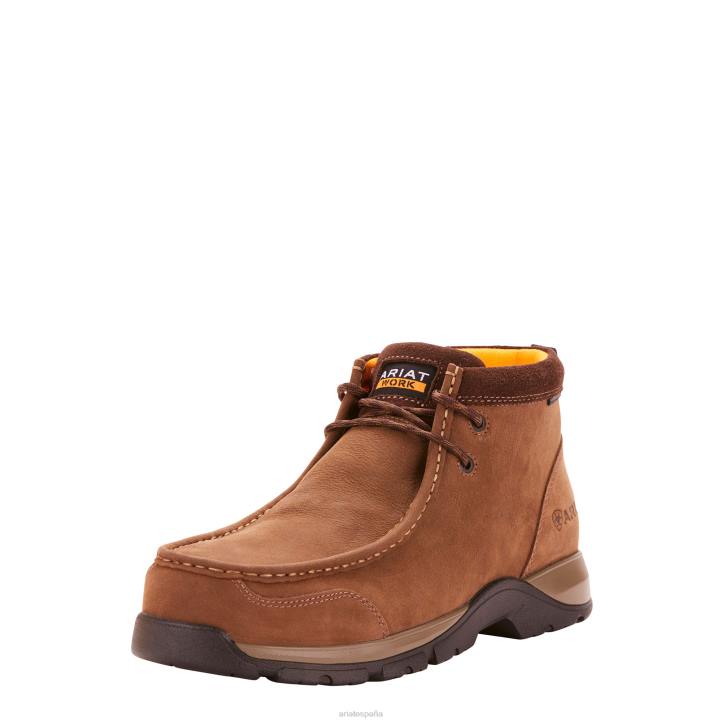bota de trabajo con punta compuesta edge lte moc Ariat hombres marron oscuro calzado 044J262