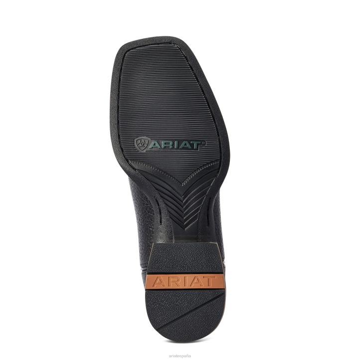 Bota vaquera Everlite Countdown Ariat hombres negro calzado 044J30