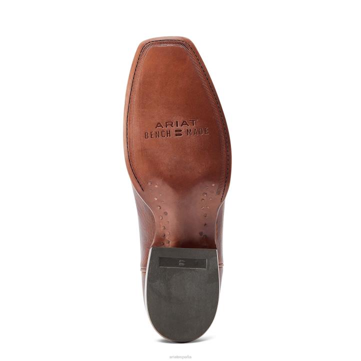 banco hecho stilwell Ariat hombres bisonte marrón silla de montar calzado 044J151