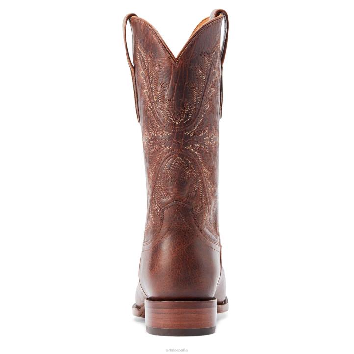 banco hecho stilwell Ariat hombres bisonte marrón silla de montar calzado 044J151