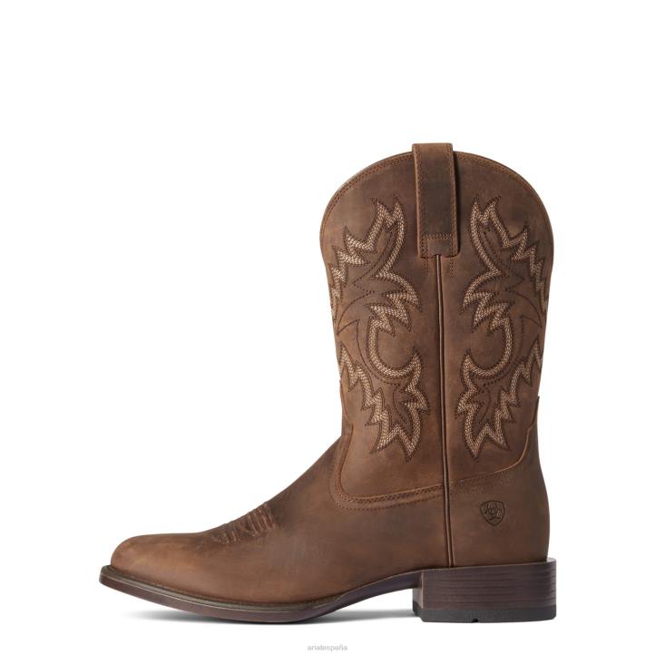 bota stockman ultra western Ariat hombres bronceado de garra calzado 044J105