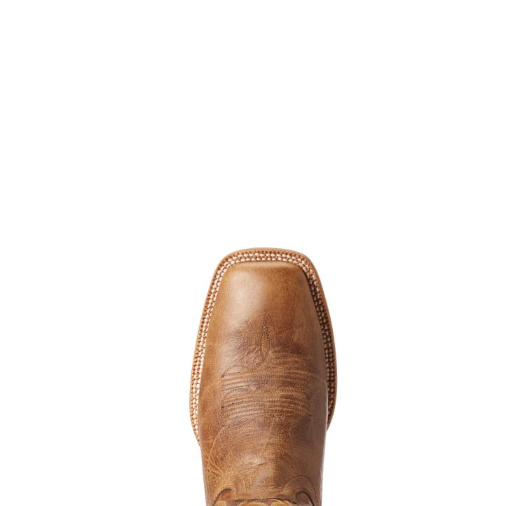 bota toledo occidental Ariat hombres crujido natural calzado 044J100
