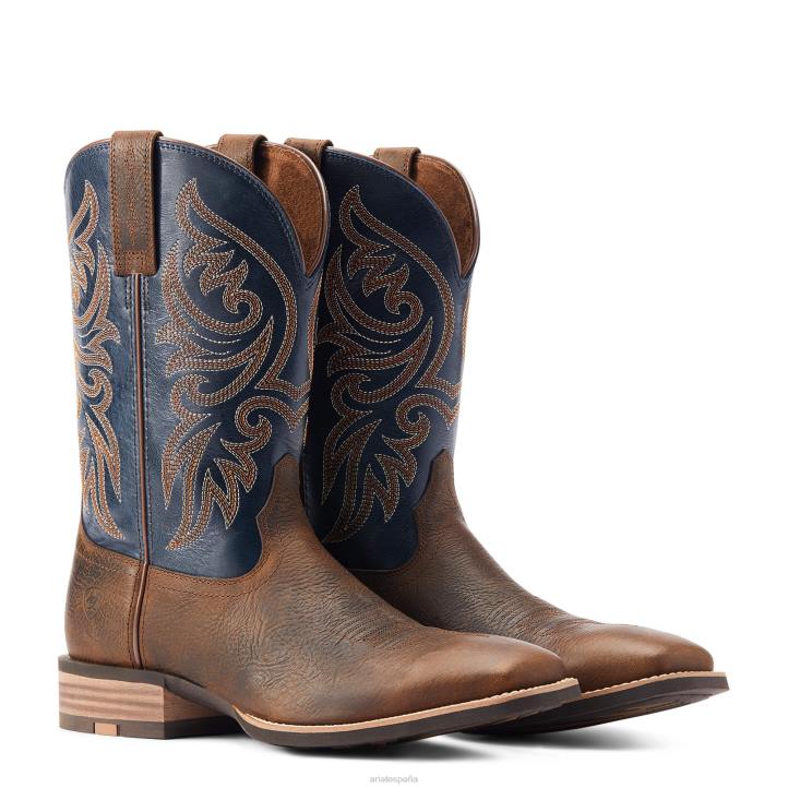 bota vaquera tirachinas Ariat hombres óxido ruidoso calzado 044J28