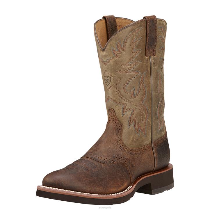 bota western de crepé tradicional Ariat hombres tierra calzado 044J57