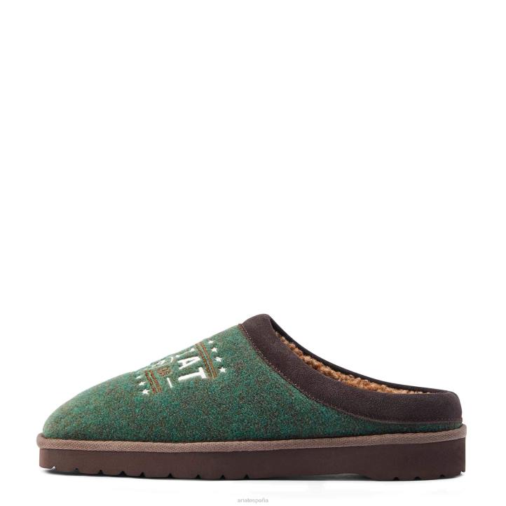 pantuflas 93 liberty con puntera cuadrada Ariat hombres bosque verde calzado 044J474
