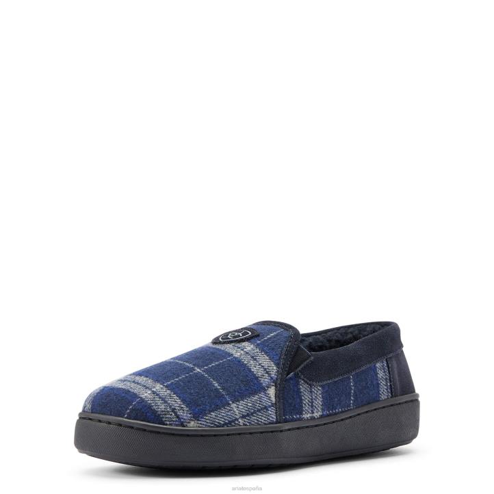 zapatilla lincoln Ariat hombres cuadros azules calzado 044J477