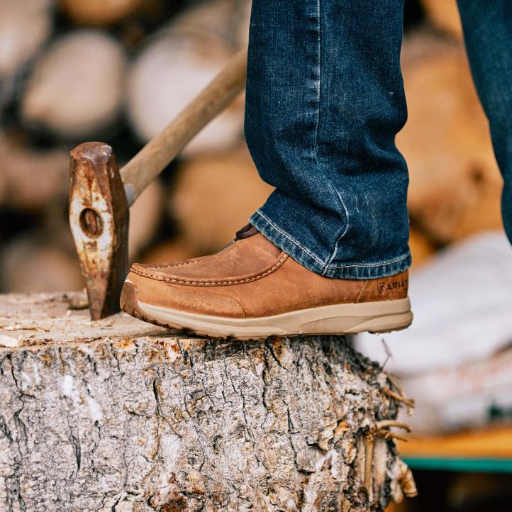 Spitfire impermeable Ariat hombres marrón confiable calzado 044J408