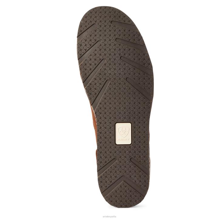 crucero 1 Ariat hombres marrón angustiado calzado 044J417