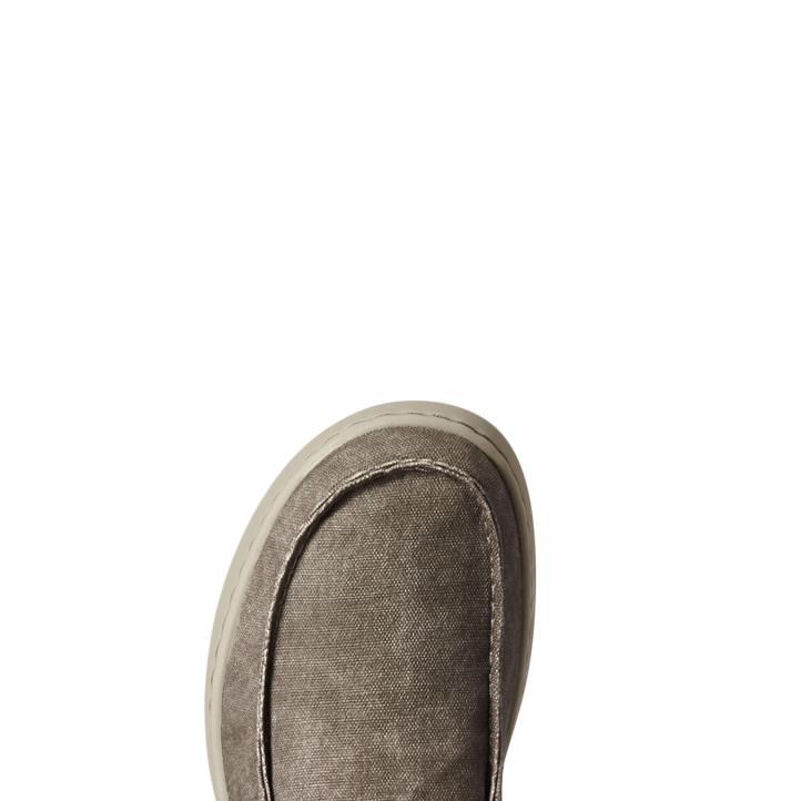 hilo medio Ariat hombres lona gris calzado 044J442