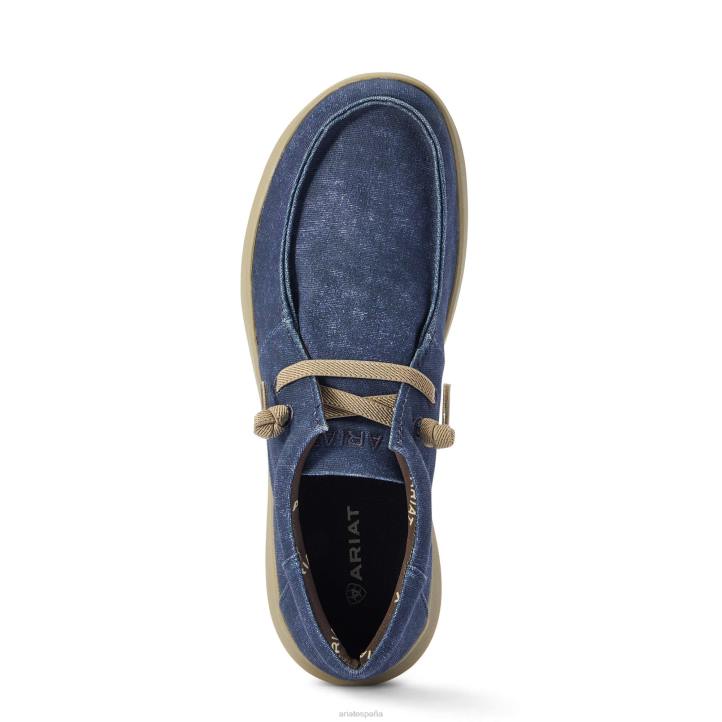 hilos 1 Ariat hombres azul jaspeado calzado 044J434