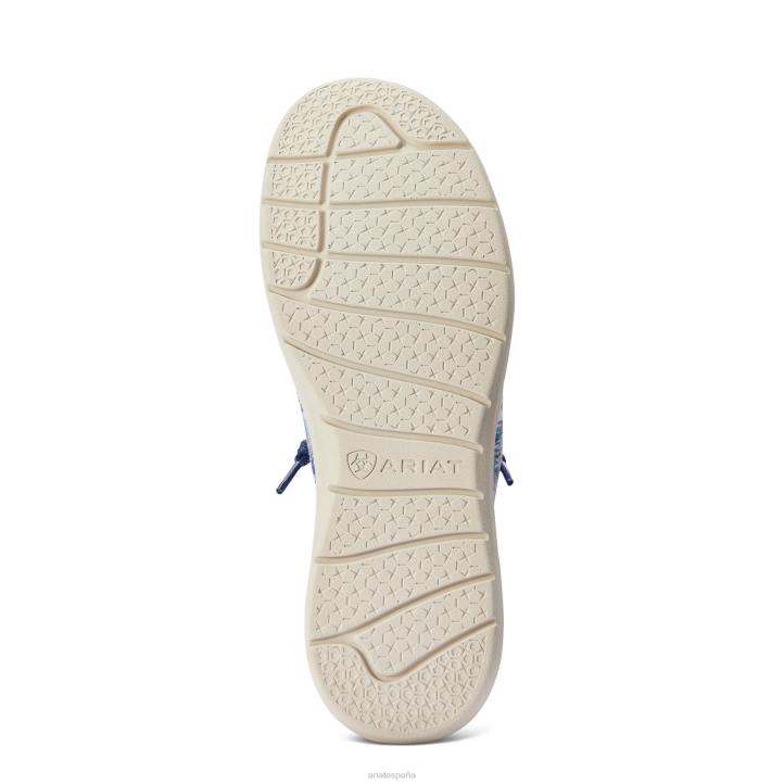 hilos 1 Ariat hombres hula azul calzado 044J439