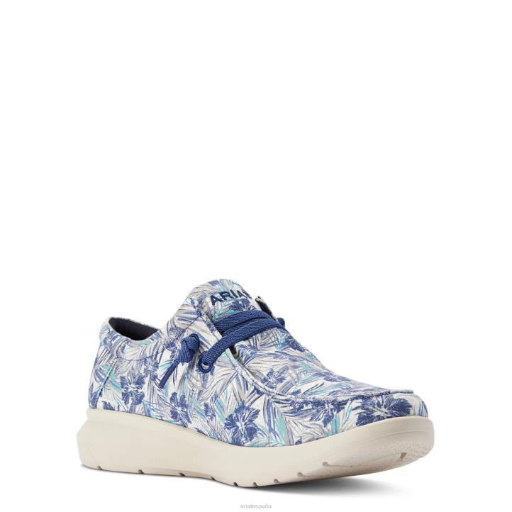 hilos 1 Ariat hombres hula azul calzado 044J439