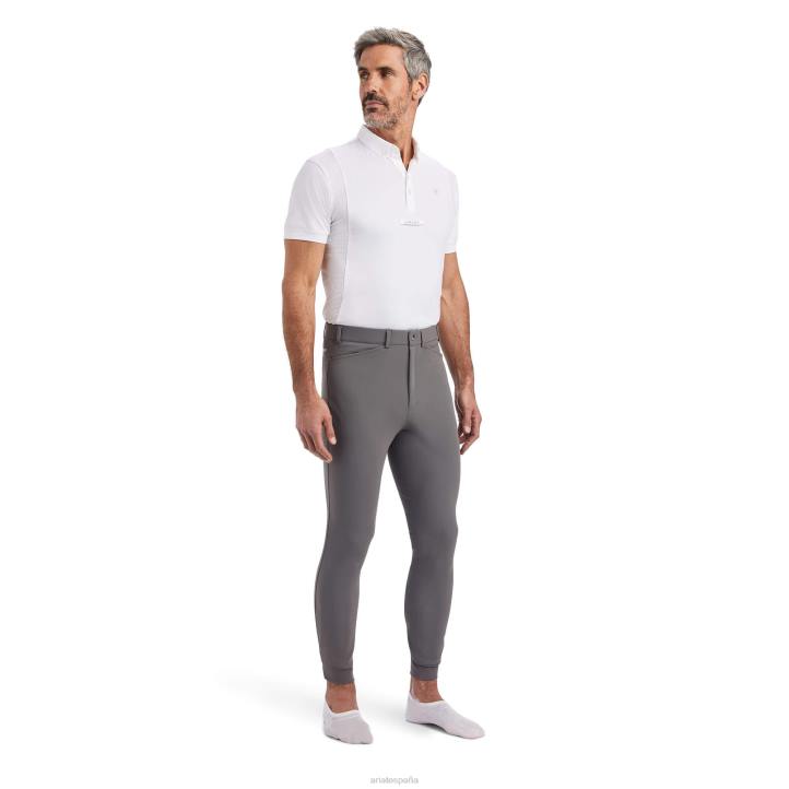 nalgas con parche de rodilla con agarre tri factor Ariat hombres gris ciruela fondos 044J1668