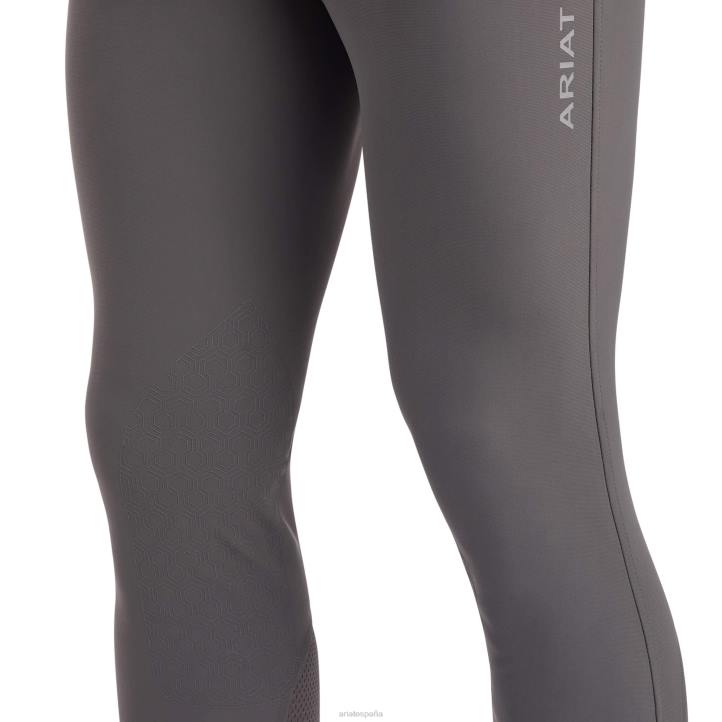 nalgas con parche de rodilla con agarre tri factor Ariat hombres gris ciruela fondos 044J1668