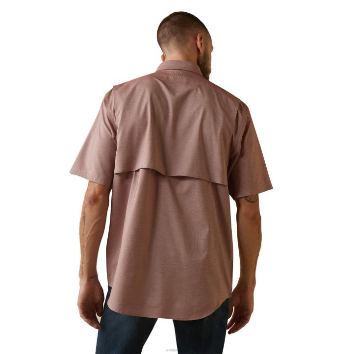 barra de refuerzo hecha resistente camisa de trabajo venttek durastretch Ariat hombres brezo de caramelo tapas 044J1077
