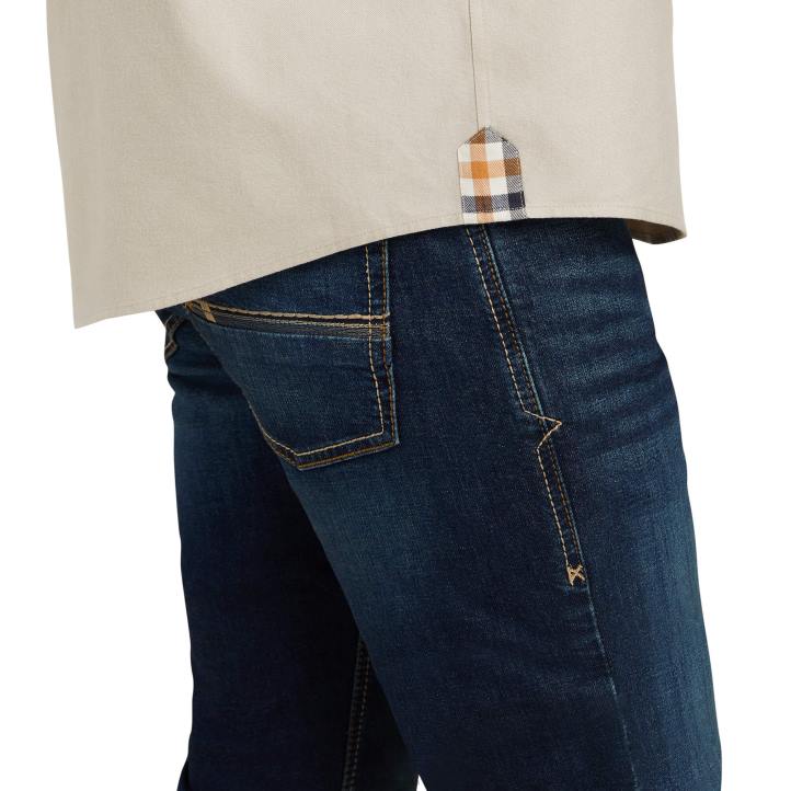 camisa clemente Ariat hombres brezo de avena tapas 044J1335