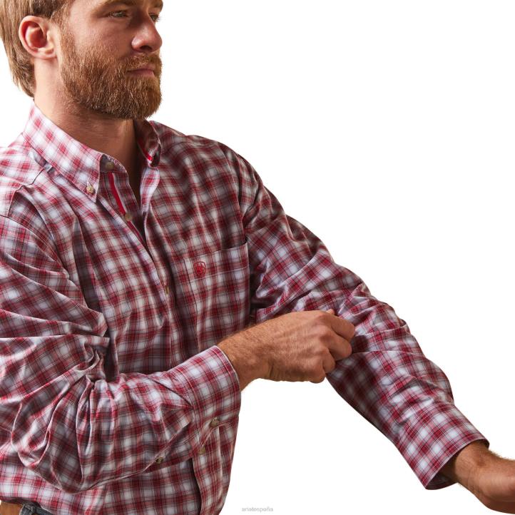 camisa de ajuste clásico pro series nikolai Ariat hombres blanco tapas 044J1018