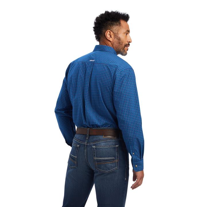 camisa de corte clásico elástica bertrand pro series Ariat hombres pavo real impactante tapas 044J1196