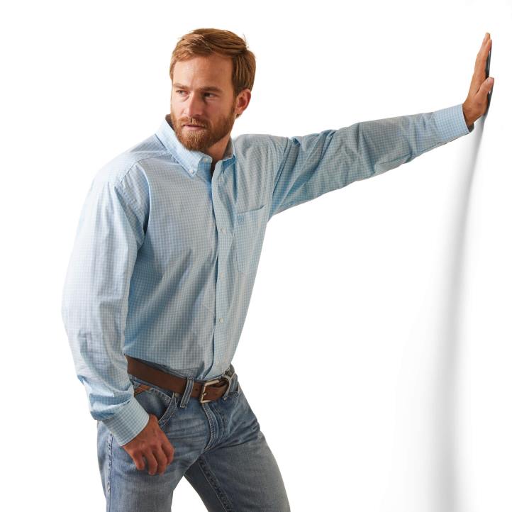 camisa de corte clásico norton pro series Ariat hombres blanco tapas 044J1204