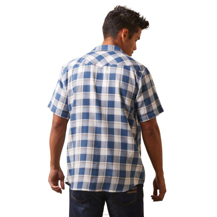 camisa hummer retro fit Ariat hombres ceniza tapas 044J1103