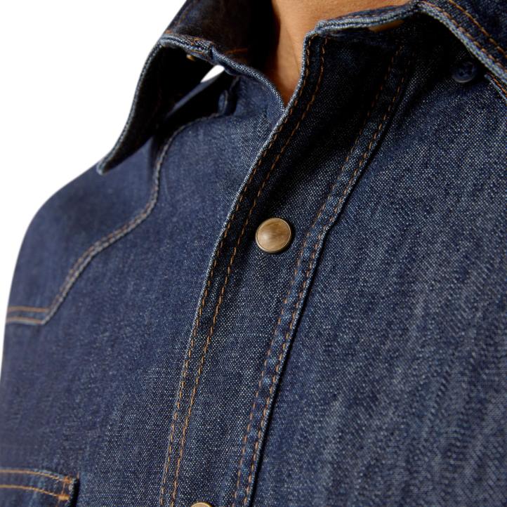 camisa vaquera clásica Ariat hombres Broadway tapas 044J1383