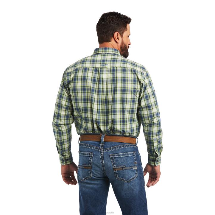 camiseta de ajuste clásico pro series team maxton Ariat hombres verde selvático tapas 044J1248