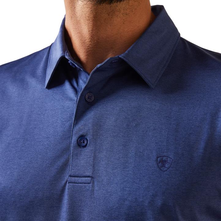 cargador 2.0 polo Ariat hombres aguacero azul tapas 044J761