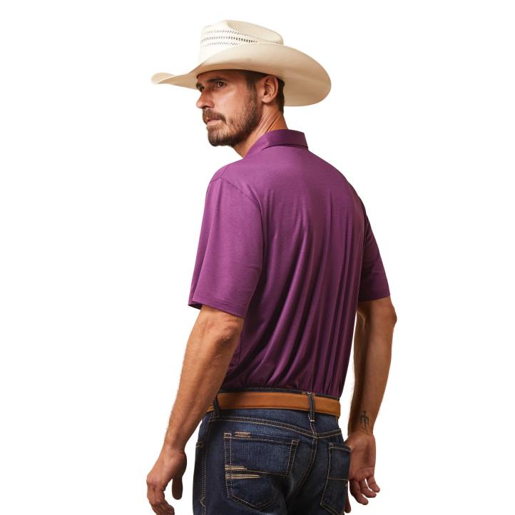 cargador 2.0 polo Ariat hombres vagabundo morado tapas 044J731