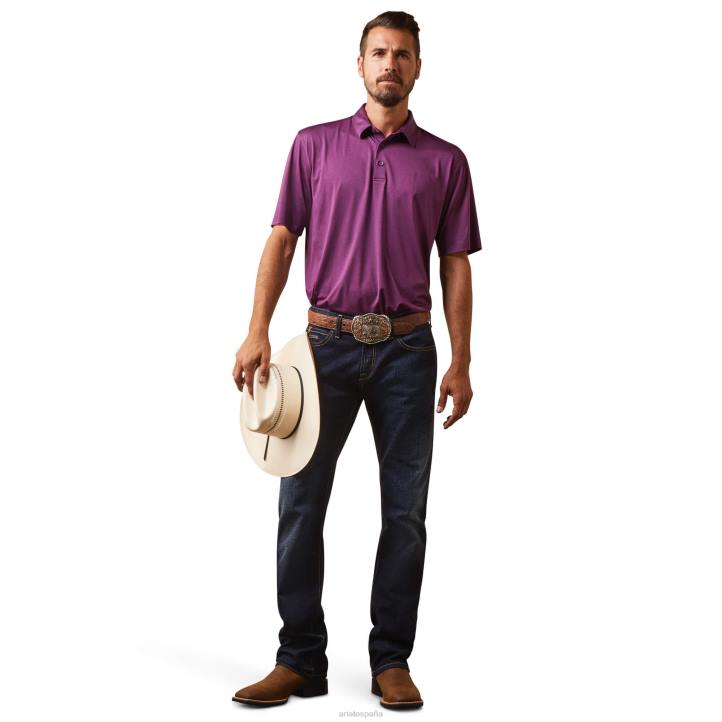 cargador 2.0 polo Ariat hombres vagabundo morado tapas 044J731