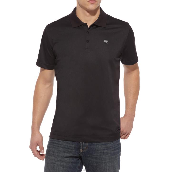 polo tek Ariat hombres negro tapas 044J550