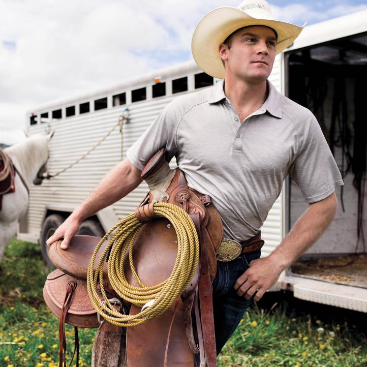 polo tek Ariat hombres resquicio de esperanza tapas 044J577