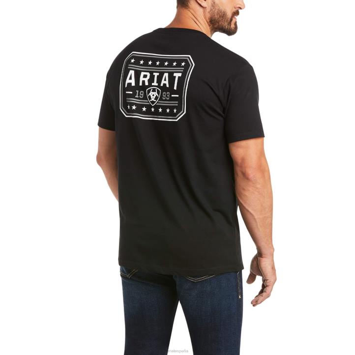 camiseta 93 libertad Ariat hombres Armada tapas 044J667