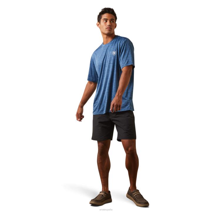 camiseta con sello del cargador Ariat hombres caída del cielo tapas 044J918