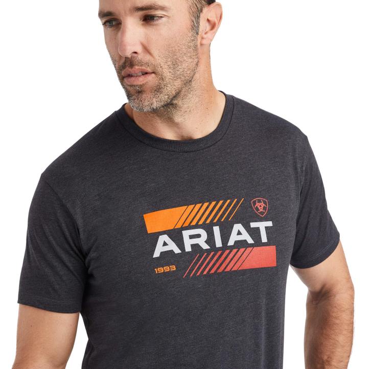 camiseta de pila de octano Ariat hombres brezo de carbón tapas 044J629