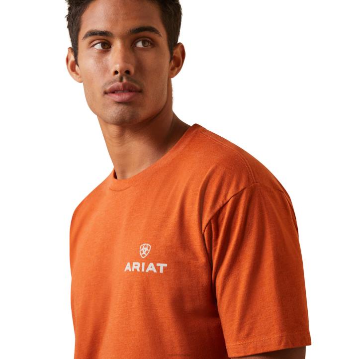 camiseta vieja fiel Ariat hombres brezo de adobe tapas 044J760