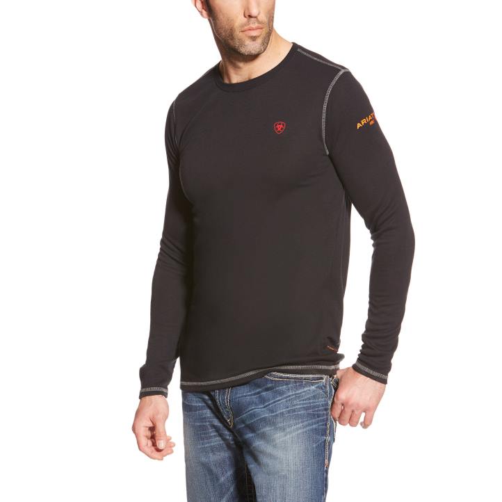 capa base fr polartec Ariat hombres negro tapas 044J844