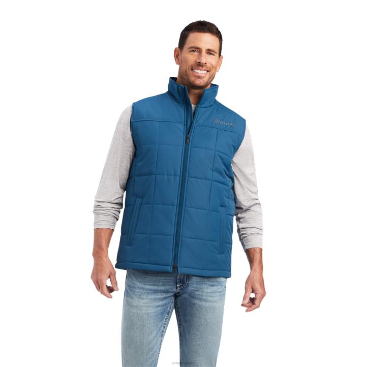 chaleco aislante crius Ariat hombres mayólica azul tapas 044J1596