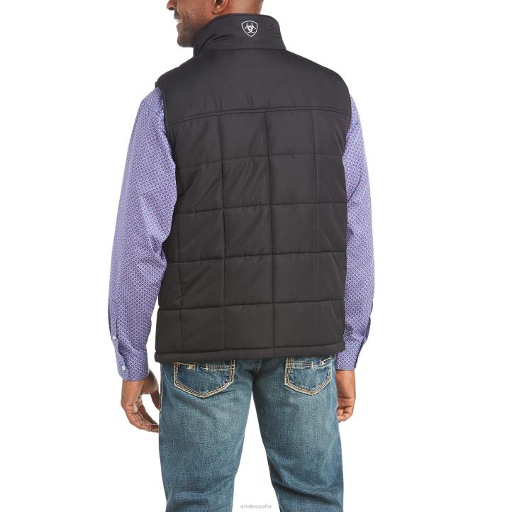 chaleco aislante crius Ariat hombres negro tapas 044J1555