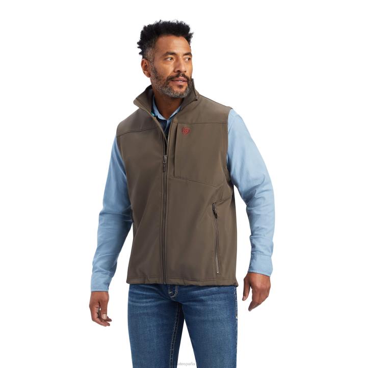 chaleco softshell con logo 2.0 Ariat hombres corteza de baniano tapas 044J1528