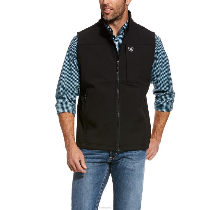 chaleco softshell con logo 2.0 Ariat hombres negro tapas 044J1519